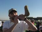 New Oleh blows shofar 