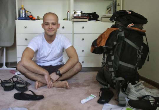 David Tatarinov-Levin said goodbye to Framingham to serve in the Israeli army.