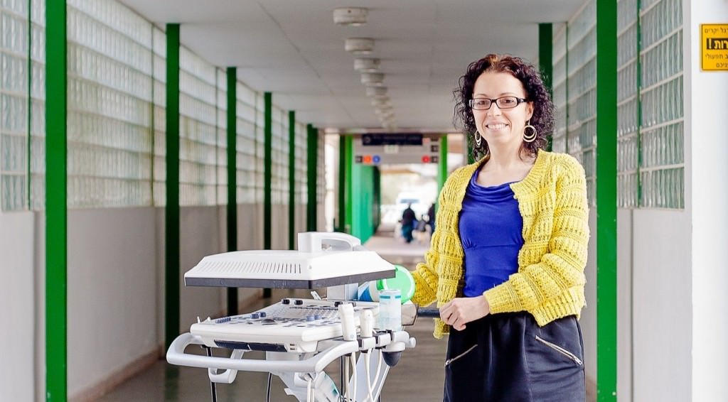 Dr. Ioffe outside her hospital.