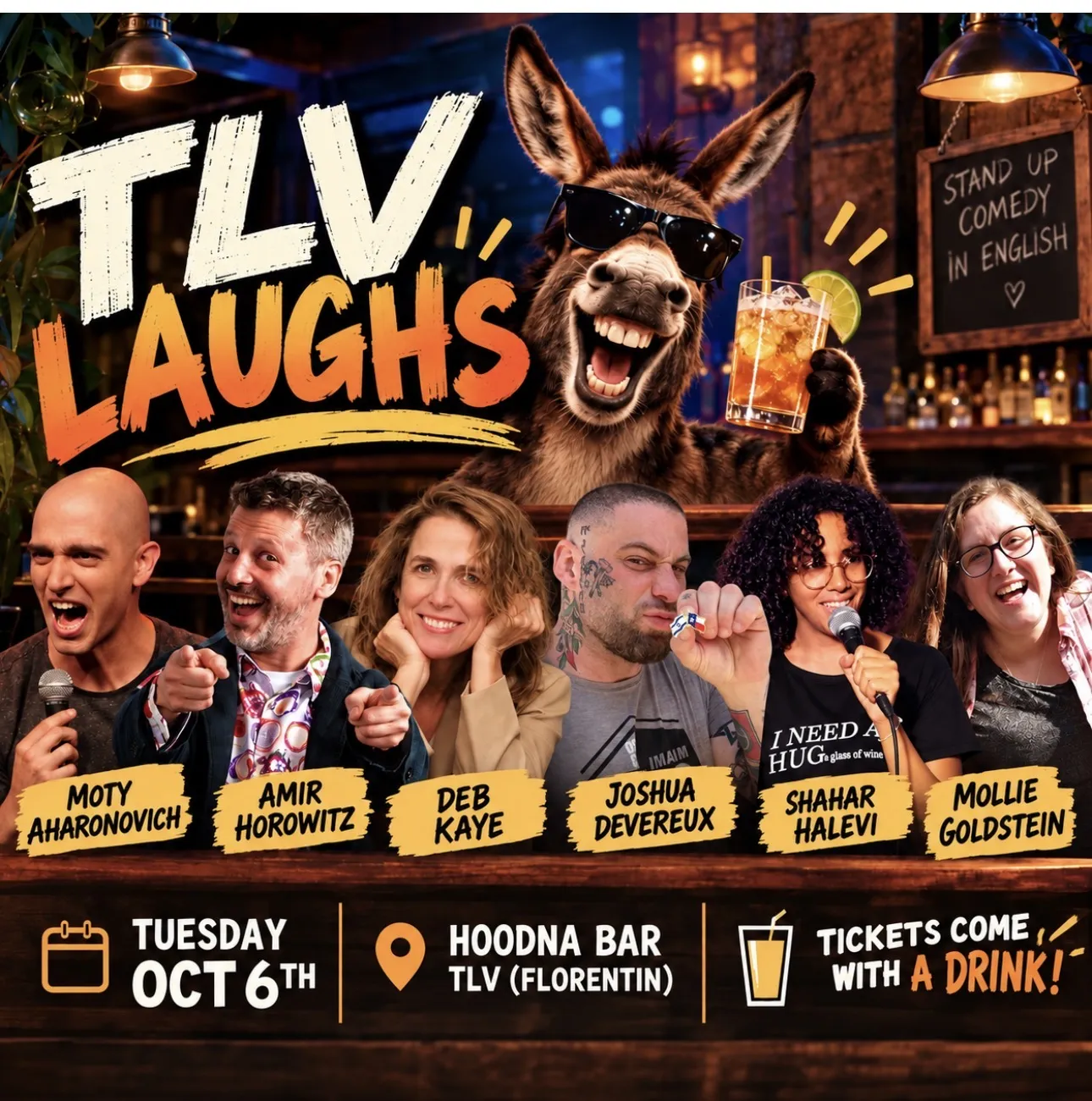 TLV Laughs Вт 6 Октября